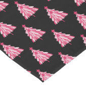 Weihnachtsfeiertag Rosa Baum Kurzer Tischläufer (Ecke)