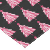 Weihnachtsfeiertag Rosa Baum Tischdecke (Schrägansicht)