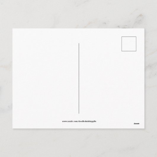 Weihnachtsfeiertag Rosa Engel Postkarte (Rückseite)