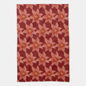 Weihnachtsfeiertag Rot Poinsettia Geschirrtuch (Vertikal)