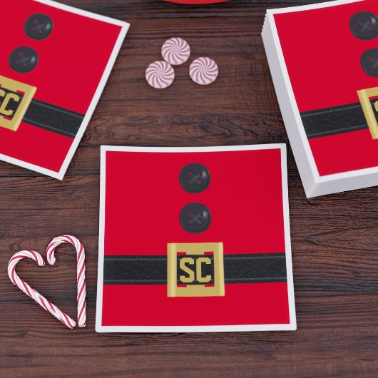 Weihnachtsfeiertag Roter Weihnachtsfeiertag Anzug Serviette