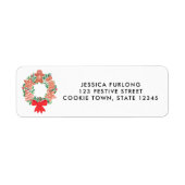 Weihnachtsfeiertag - Rücksendeadresse (Vorne)