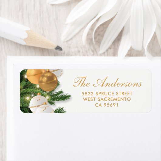Weihnachtsfeiertag-Rücksendeadresse (Insitu)