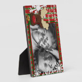 Weihnachtsfeiertag Rudolph Foto Frame Geschenk Fotoplatte (Seite)