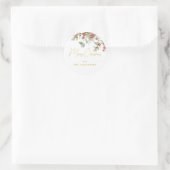 Weihnachtsfeiertag Runder Aufkleber (Tasche)