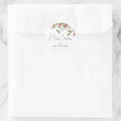 Weihnachtsfeiertag Runder Aufkleber (Tasche)