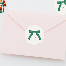 Weihnachtsfeiertag Runder Aufkleber