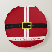 Weihnachtsfeiertag Rundes Kissen (Rückseite)