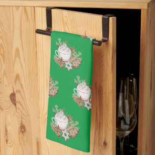 Weihnachtsfeiertag Saisonale Leckereien Handtuch