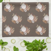 Weihnachtsfeiertag Saisonale Leckereien Handtuch (Gefaltet)