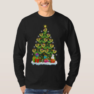 Weihnachtsfeiertag Santa Dilophosaurus Dinosaurier T-Shirt