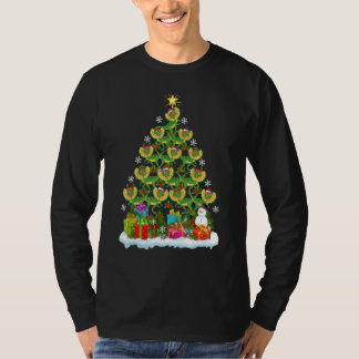 Weihnachtsfeiertag Santa Dilophosaurus Dinosaurier T-Shirt