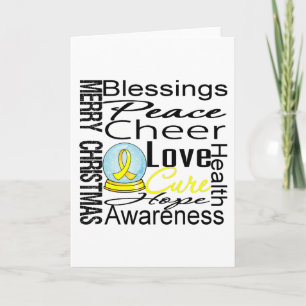 Weihnachtsfeiertag Sarcoma Collage Feiertagskarte