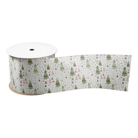 Weihnachtsfeiertag Satin Ribbon Satinband (Spule)