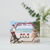 Weihnachtsfeiertag Save the Date Ankündigungspostkarte (Stehend Vorderseite)