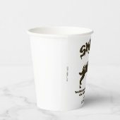 Weihnachtsfeiertag | Schnee Pappbecher (Rechts)