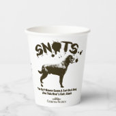 Weihnachtsfeiertag | Schnee Pappbecher (Vorderseite)