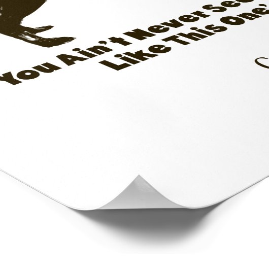 Weihnachtsfeiertag | Schnee Poster (Ecke)