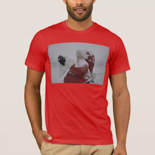 Weihnachtsfeiertag Schnee Schneeflocke Gefroren Ei T-Shirt