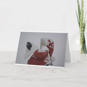 Weihnachtsfeiertag Schneeflocke Schneeflocke Froze Feiertagskarte