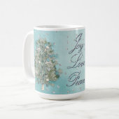 Weihnachtsfeiertag - Schöner Weihnachtsbaum Kaffeetasse (Vorderseite Links)