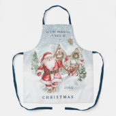 Weihnachtsfeiertag Schürze (Vorderseite)