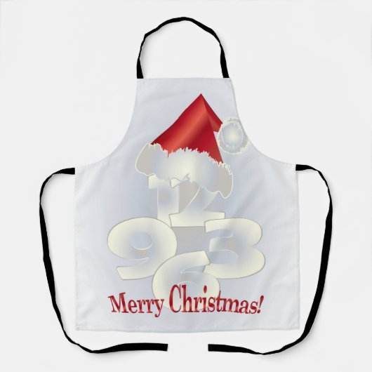 Weihnachtsfeiertag Schürze (Vorderseite)
