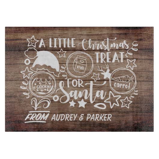 Weihnachtsfeiertag Serviertablett Schneidebrett (Vorderseite)