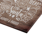 Weihnachtsfeiertag Serviertablett Schneidebrett (Ecke)