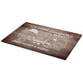 Weihnachtsfeiertag Serviertablett Schneidebrett (Ecke)