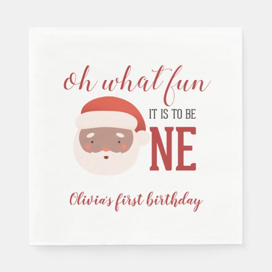 Weihnachtsfeiertag Serviette (Vorderseite)