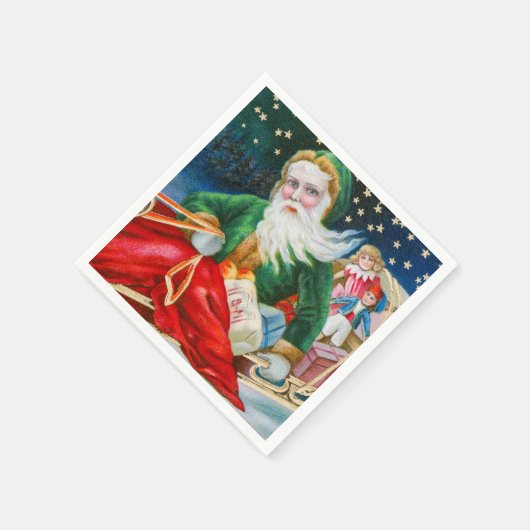 Weihnachtsfeiertag Serviette (Ecke)