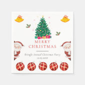 Weihnachtsfeiertag Serviette (Vorderseite)