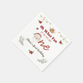 Weihnachtsfeiertag Serviette (Ecke)