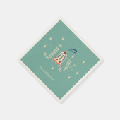 Weihnachtsfeiertag Serviette (Ecke)