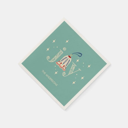 Weihnachtsfeiertag Serviette (Ecke)