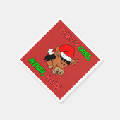 Weihnachtsfeiertag Serviette (Ecke)