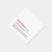 Weihnachtsfeiertag Serviette (Ecke)