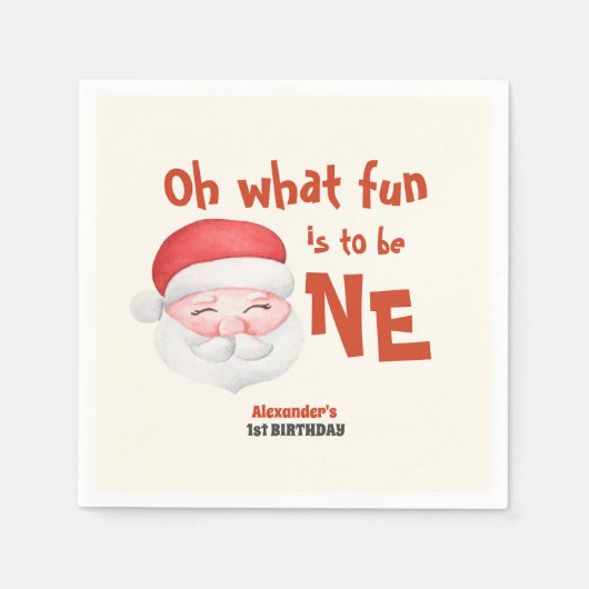 Weihnachtsfeiertag Serviette (Vorderseite)