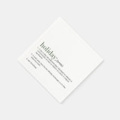 Weihnachtsfeiertag Serviette (Ecke)