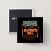 Weihnachtsfeiertag | Sh*tters Neon-Zeichen Button (Vorne & Hinten)