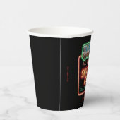 Weihnachtsfeiertag | Sh*tters Neon-Zeichen Pappbecher (Rechts)