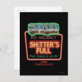 Weihnachtsfeiertag | Sh*tters Neon-Zeichen Postkarte (Vorne/Hinten)