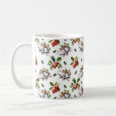 Weihnachtsfeiertag Silberglocken und Holly Kaffeetasse (Links)