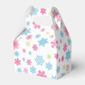 Weihnachtsfeiertag Snowflake Muster Geschenkschachtel (Rückseite)