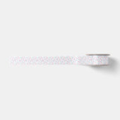 Weihnachtsfeiertag Snowflake Muster Satinband (Vorderseite)