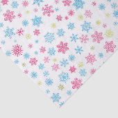 Weihnachtsfeiertag Snowflake Muster Seidenpapier (Ausschnitt)