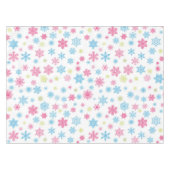 Weihnachtsfeiertag Snowflake Muster Tischdecke (Vorderseite (Horizontal))
