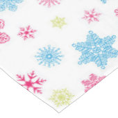 Weihnachtsfeiertag Snowflake Muster Tischdecke (Schrägansicht)