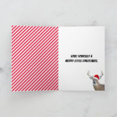 Weihnachtsfeiertag Spaß Naughty oder Nice Karo Box Karte (Innenseite)